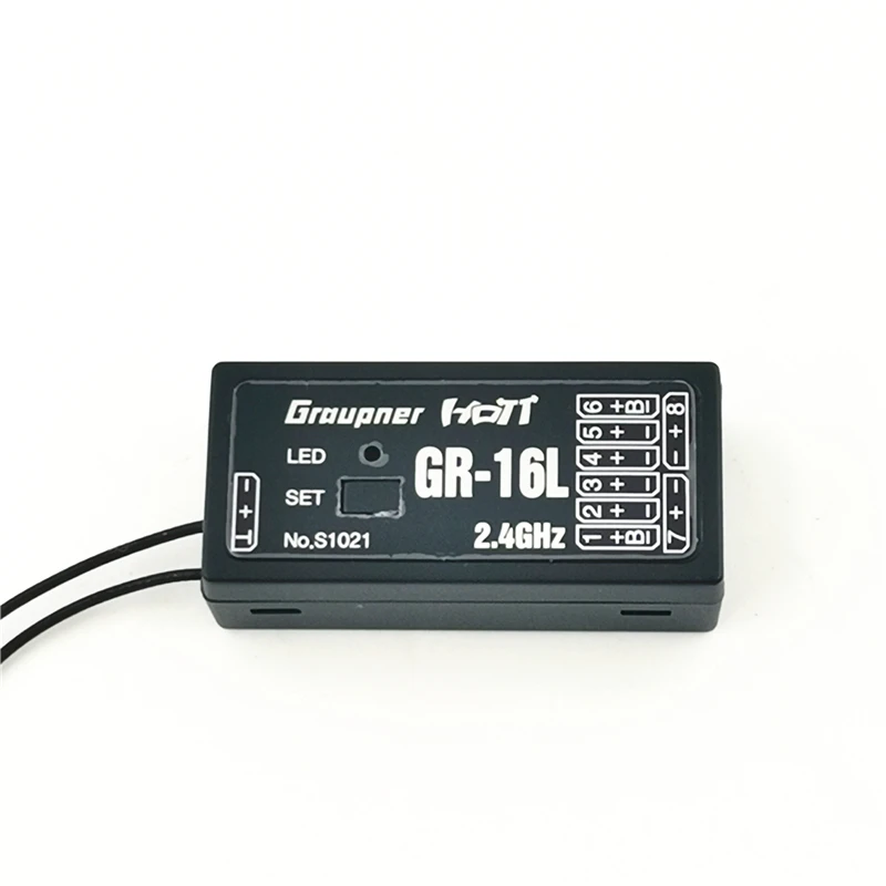 

Graupner HoTT GR-16L 2.4GHz 8 channel receiver compatible with control for RC fixed-wing Helicopter RC Model