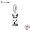 Special Offers bamoer Mr. Rabbit Pendant Charm for Bracelet 925 Sterling Silver Animal Metal Charms for Necklace Fashion DIY Jewelry BSC219 4000853373472