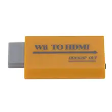 Высокое качество WII к HDMI 1080P преобразователь сигнала с 3,5 мм аудио выход WII2HDM