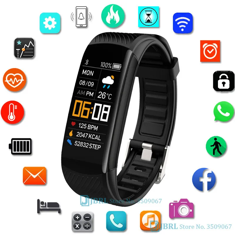 Children Smart Watch Kids Smartwatch For girls boys Fitness tracker Heart rate Smartband Sport Electronic Android IOS Bracelet