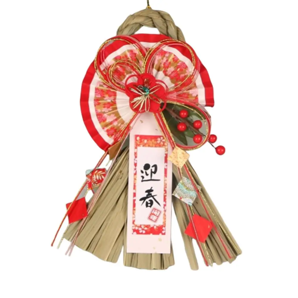 Японский стиль, новогодняя настенная подвеска, сосна, изгоняющая злой орнамент для украшения дома, двери - Цвет: C