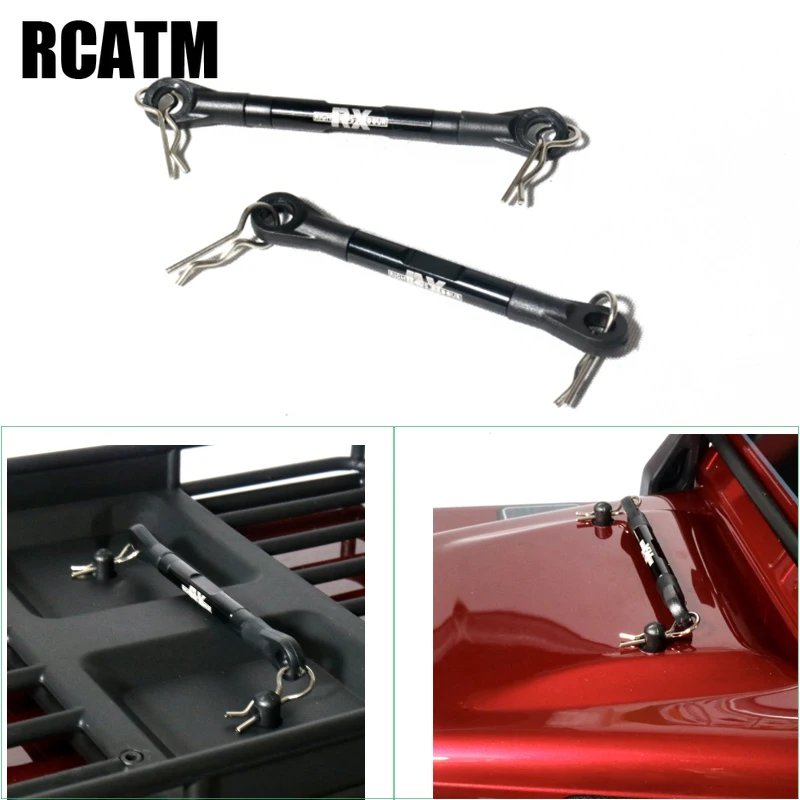 

1 Pair Metal Car Shell Body Buckle For 1/10 RC Crawler Car Traxxas TRX4 Defender TRX6 G63