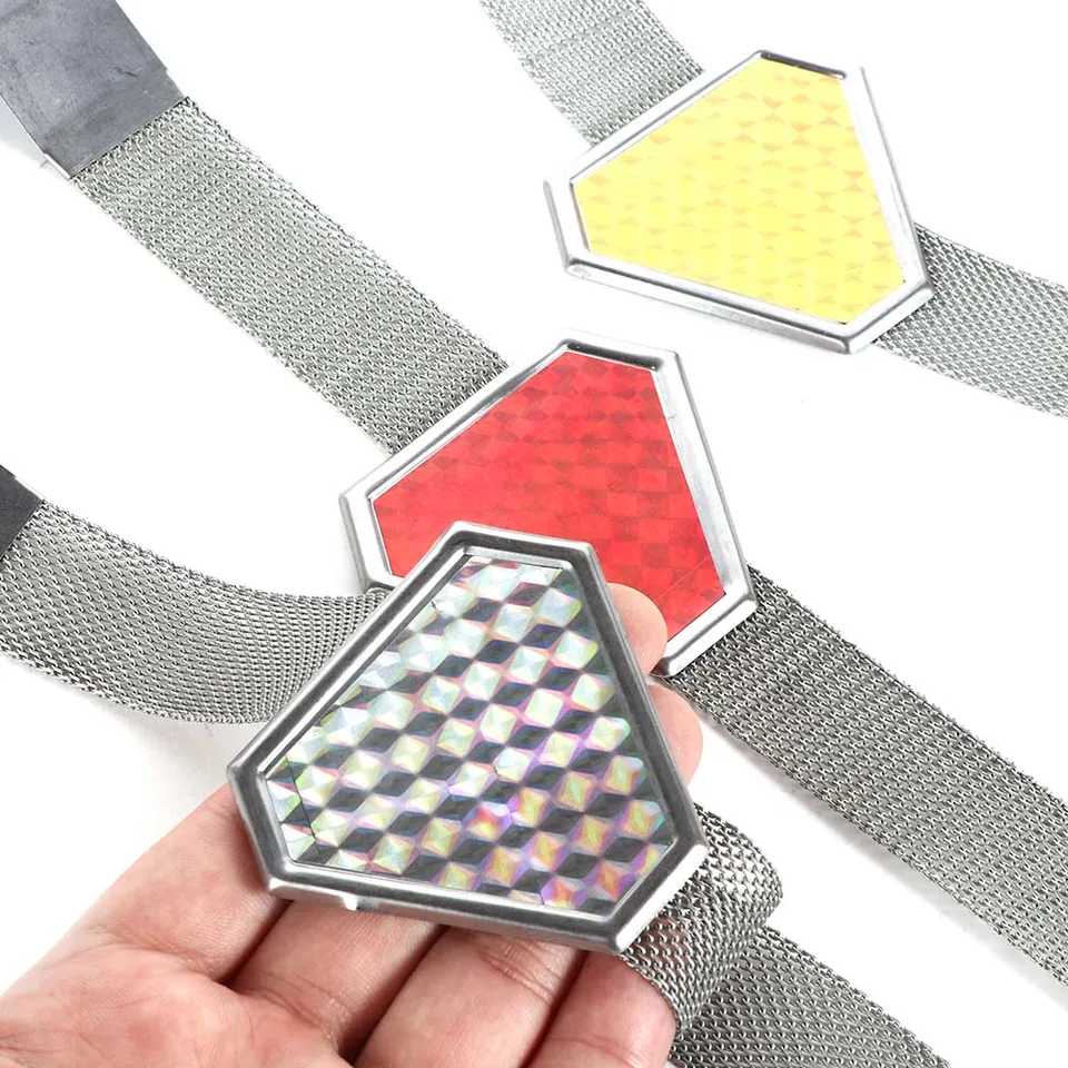 ユニバーサルオートカー静電反射ストリップ回避帯電防止車のスタイリング金属ベルト反射ストリップ Aliexpress