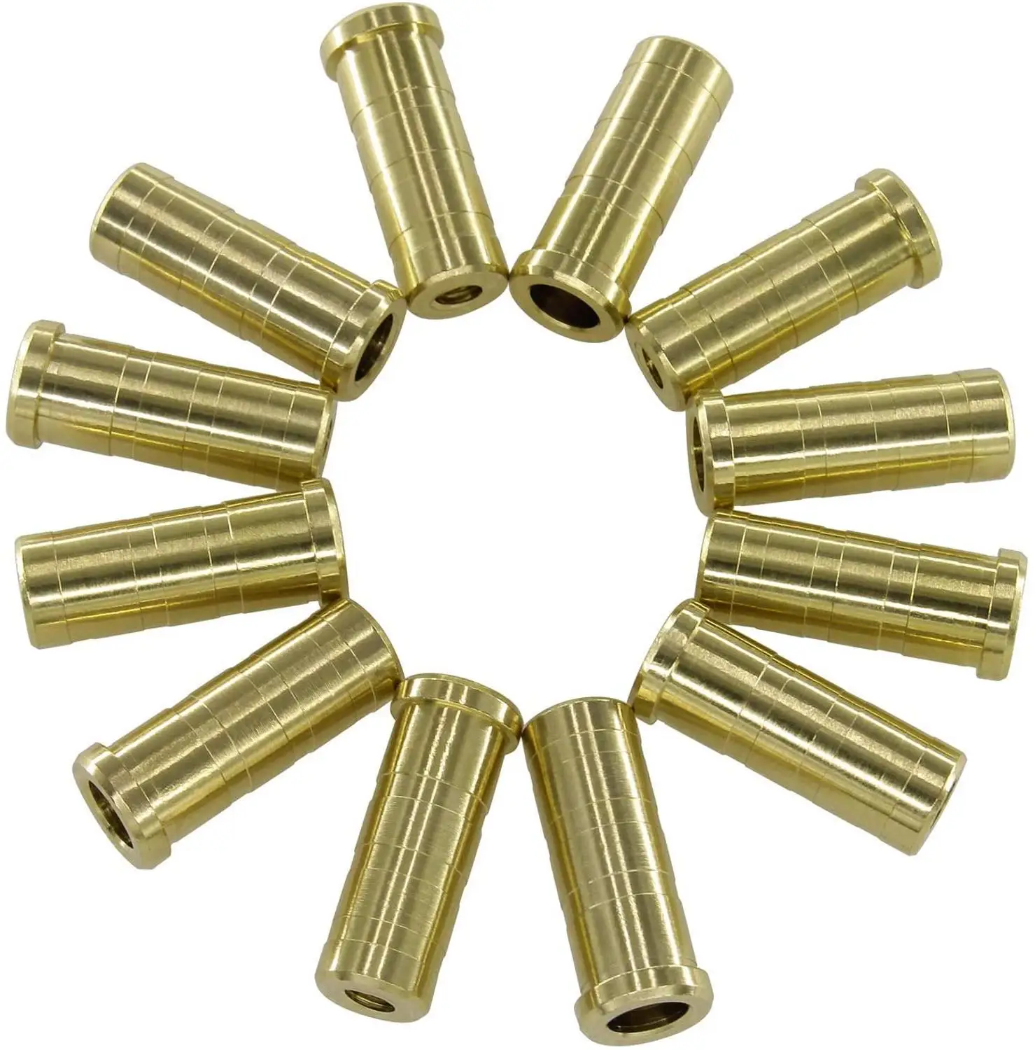 

Maifield Carbon Arrow 11/32"(8.77mm) 80 Grain Brass Inserts.244 /. 299" ID for Arrow Shaft Archery Accessories