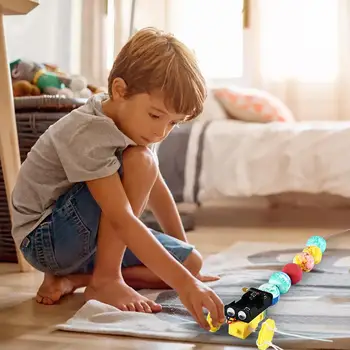 

Creative DIY Electric Caterpillar Robot Toys Kids Students Physical Science Experiments Technology Learning Kit Funny