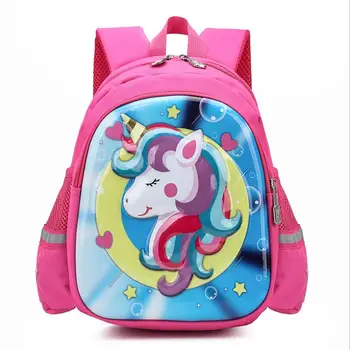 

New kindergarten school bag cartoon unicorn baby 3-6 years old children backpack boy girl travel backpack