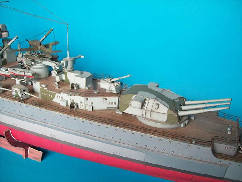 Немецкий боевой корабль 3d модель карточки для сборки развивающая игрушка