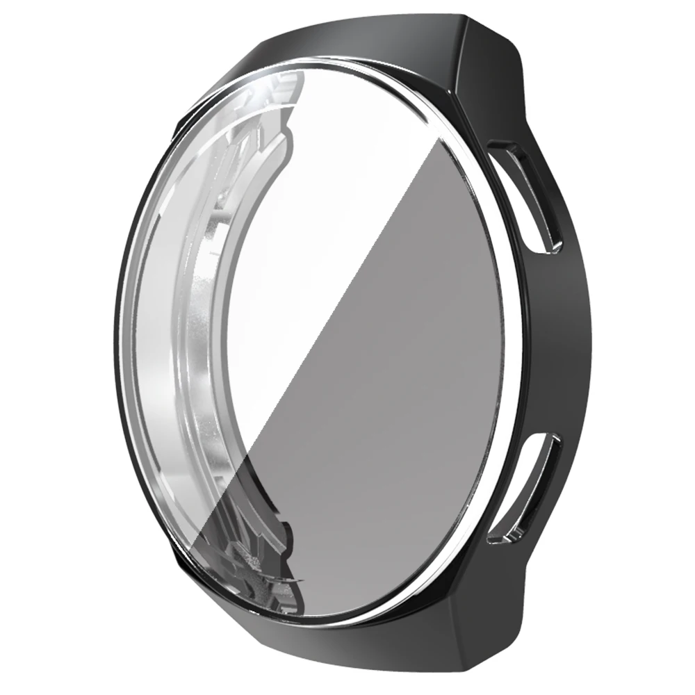 Sleek TPU Full-Cover Clear Plating Protective Case