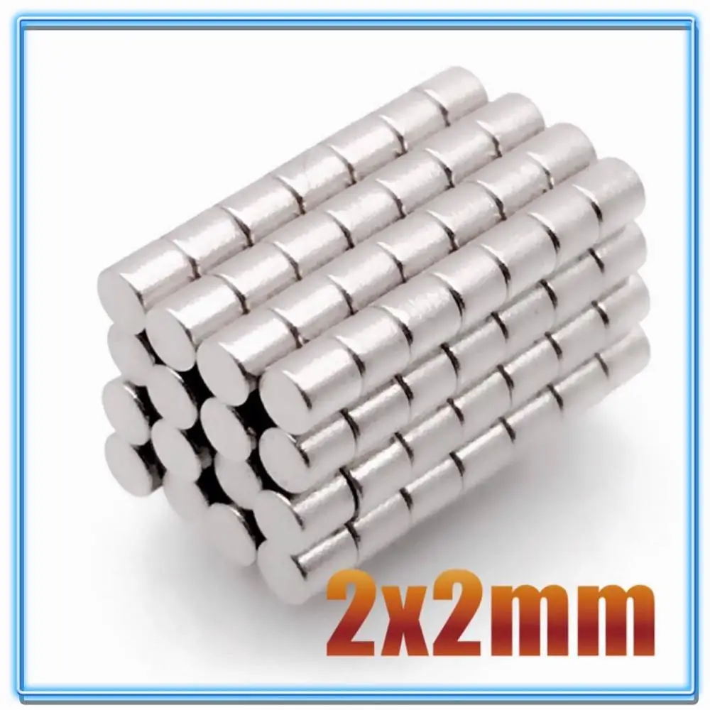 Neodymium Magnets N35 Round Magnet 1x1 2x1 2x2 mm Permanent NdFeB Super Strong Powerful Magnets