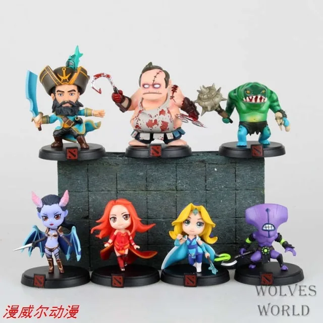 

DOTA2 Turret 2 Cute Queen of Pain Tidal Hunter Cuenca Void Mask Crystal Virgo Garage Kit