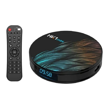 

HK1MAX TV Box Android 9.0 2GB 16GB Quad Core 2.4G Wifi DDR3 Netflix 4K HDR Media Player Set