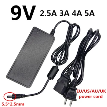 

9V 2.5A 3A 4A 5A AC 110-240V DC 9 V universal power adapter 9 Volt AC/DC Converter power supply switching conveter EU US AU UK