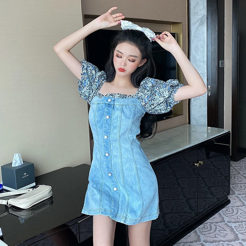 summer blue jean dresses