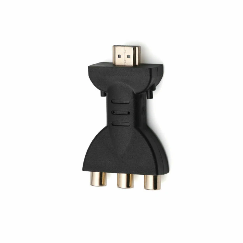 AV цифровой сигнал HDMI на 3 RCA аудио адаптер компонентный конвертер видео HDMI штекер на 3 RCA видео и аудио адаптер RGB цвет