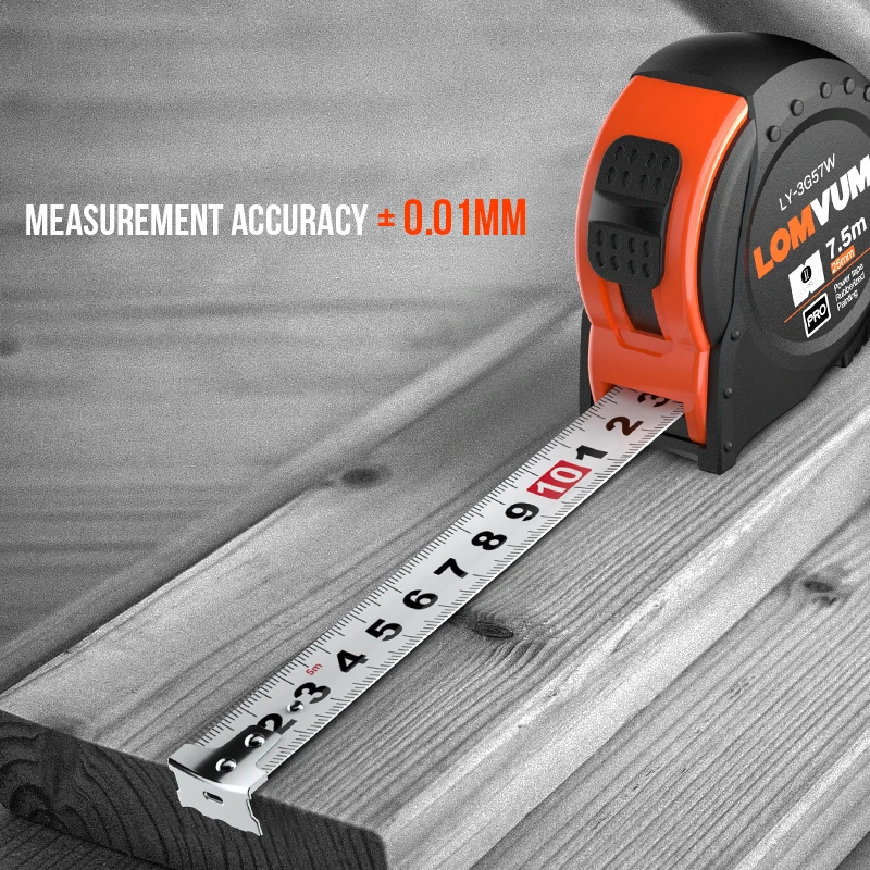 5M Metric System Auto Lock Measurement Tape 7.5M Tape Measure Retractable 3M Measuring Centimeters Gauging Tools Tape Measure