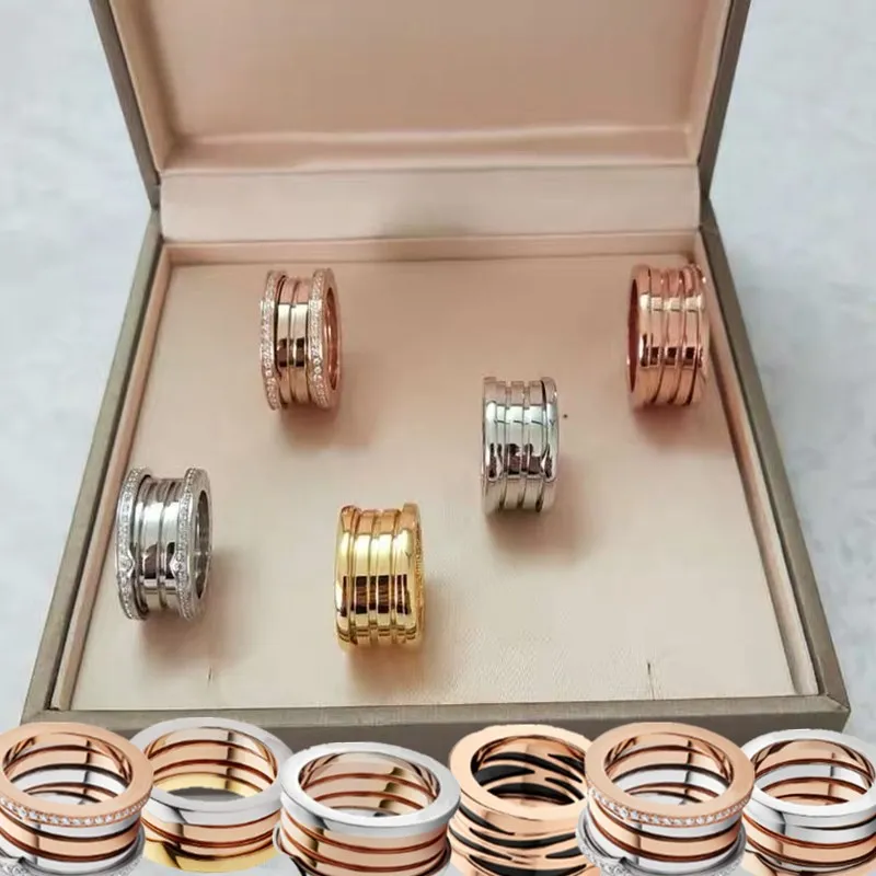 Steel-Ring Rose-Gold Spring-Shaped Titanium Roman Womens Original And Numbers 5-10