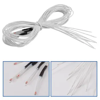 

Studyset 5pcs 100K NTC3950 Thermistors/Temp Sensor with 1 Meter Wiring for Reprap 3D Printer Extruder Replacement