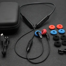 Повесить за Шею Спортивные Bluetooth diy Плоские наушники долгий срок службы батареи длинные бас MX500