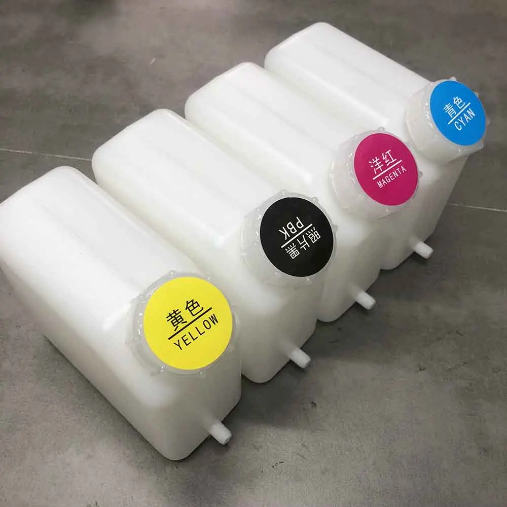 2L Capacity 4 Color Empty Ink Bottle For Bulk Ink System Tank