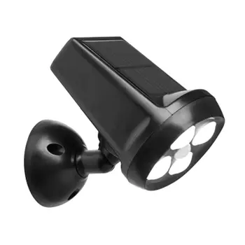 

Solar Wall Light 4 LEDs Motion Sensor Lamp Waterproof Wall Mount Spotlight Security Illumiantion For Outdoor Courtyard Q0KF