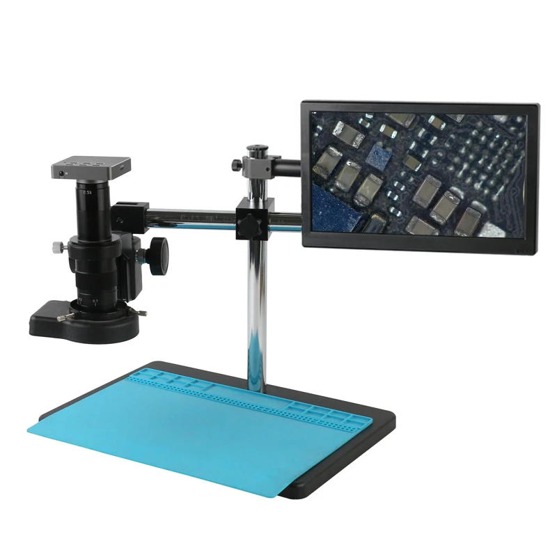 37mp 8g Tf Freely Adjustable Stand Usb Hdmi Video Industrial Microscope