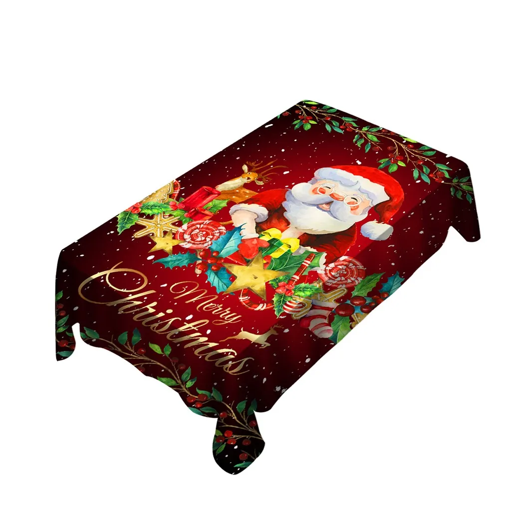 Рождественская скатерть, Набор стульев, модная Рождественская скатерть/чехол на стул с цифровой печатью, Рождественское украшение стола, горячая распродажа# guahao