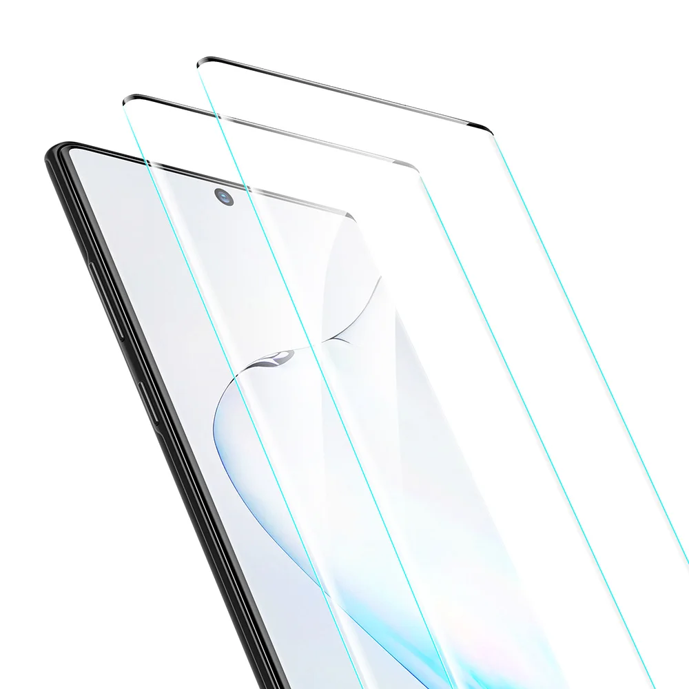 For Note 10 Plus 5G 2 шт./лот ESR закаленное стекло для samsung Note 10 Note 10+ защита экрана полное покрытие стеклянная пленка для samsung Note 10 Plus 5G - Цвет: For Note 10 Plus 5G