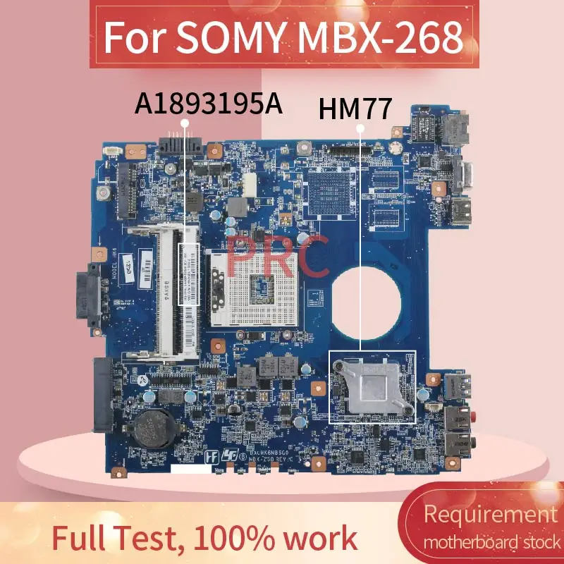 A1893195A для SOMY MBX-268 материнская плата ноутбука DA0HK6MB6G0 HM77 DDR3 Материнская | Компьютеры