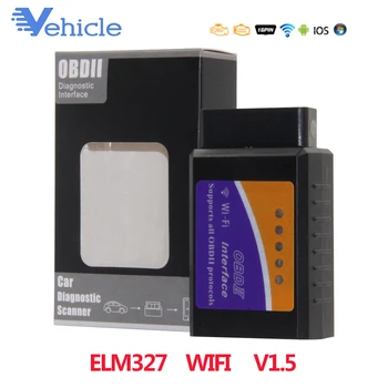 

2019 Super Mini ELM 327 WIFI 1.5 Diagnostics Auto Scanner ELM327 V1.5 IOS Andorid PC OBD2 Diagnostic Code Reader ELM327 Wifi