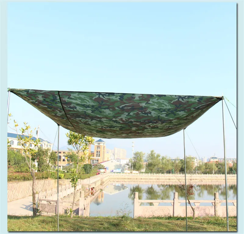 Many Size Ultralight Hunting Camouflage Shelter Waterproof Tarp Awning Tent Sunshade Net Also Use for Camping Mat sunshade net camouflage netting waterproof tarpaulin ultralight tarp