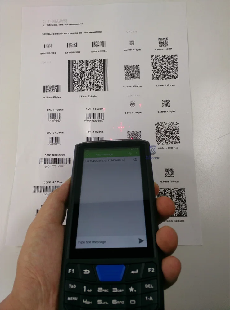 T80 QR сканер штрих-кодов 2D 1D считыватель PDA Android сборщик мобильных данных USB беспроводной ручной блок питания компьютера клавиатура gps