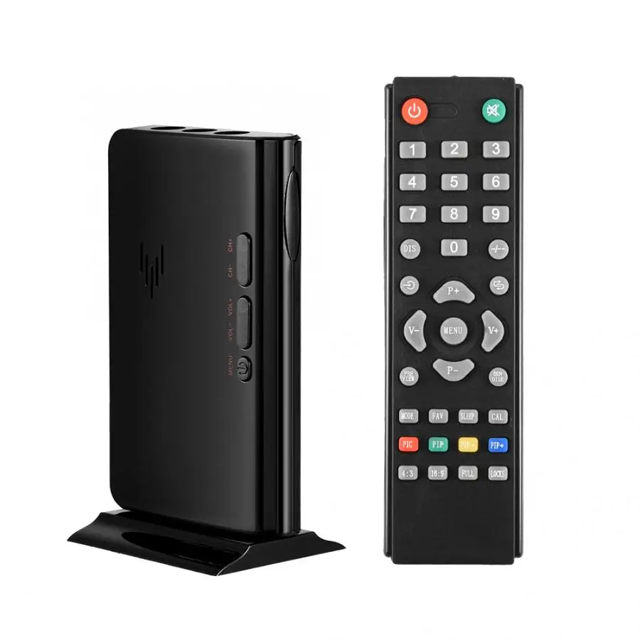 

AV to VGA TV Set Top Box PC Monitor Receiver Speaker External LCD CRT VGA Tuner HDTV 1080P 1920*1200 3D Motion PIP Function EU
