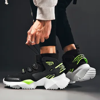 

Comfortable and lightweight outdoor running shoes plus size Men's sports shoes breathable casual shoes Krasovki Moccasin Basket