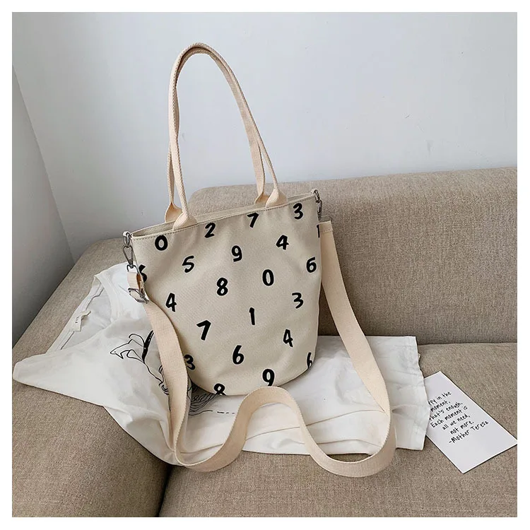 Прямая, г. Новая стильная Студенческая одноместная сумка тканевая через плечо, подходит для путешествий, универсальная кружевная сумка с буквенным принтом для девочек, большой размер