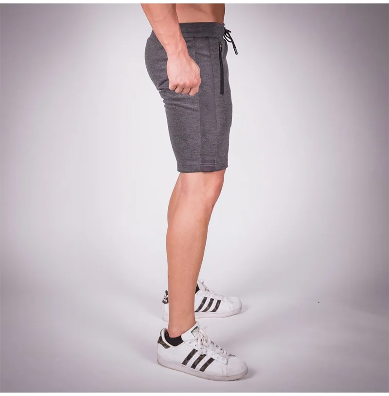 Cotton Mens Short Slim Fit Trousers Bodybuilding Fitness Durable Spodenki Men Shorts Sweatpants Fitness Workout Shorts EE6DK