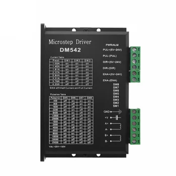 

DM542 digital Stepper Motor Controller 2-phase Digital Stepper Motor Driver 18-48 VDC Max. 4.2A for 57 86 Series Motor than M542