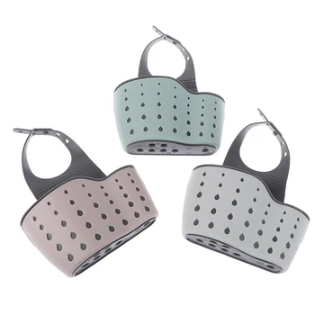 

Kitchen Storage Useful Suction Cup Sink Shelf Soap Sponge Drain Rack Portable Shelf Bracket Kitchen Sucker Storage Tool