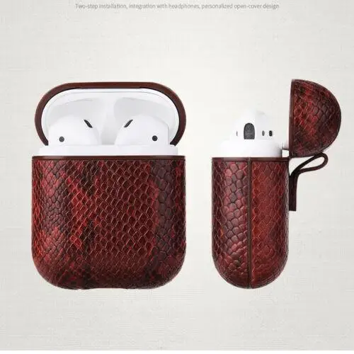 

Luxury Case for Airpods Leather Protective Cover Skin for Apple AirPod Charging Case