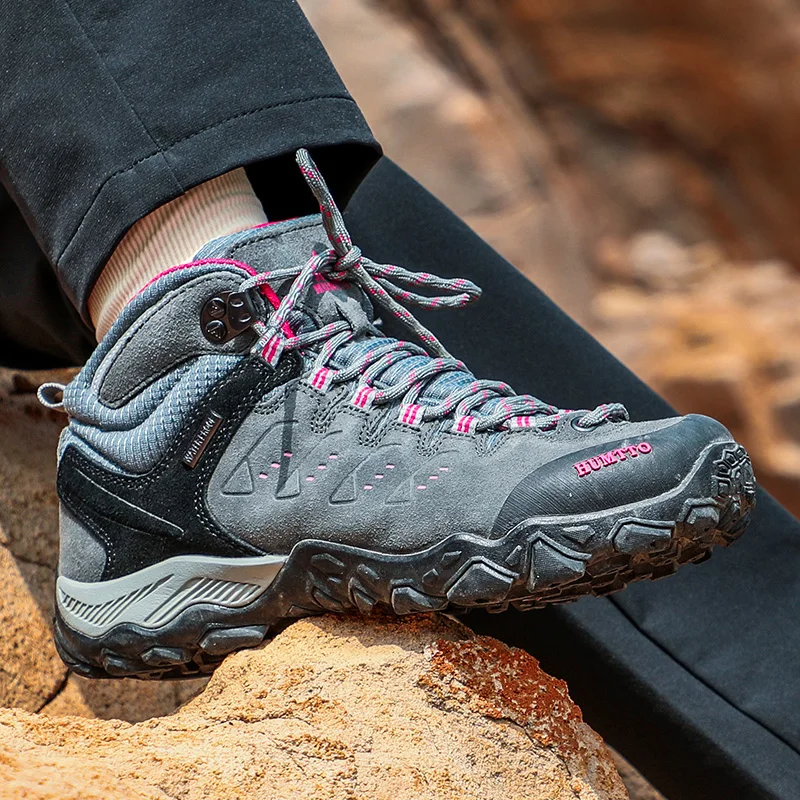Woman Hiking Shoes Outdoor Mountain Camping Waterproof Sneakers for Women Leather Sport Hunting Climbing Trekking Boots hiking shoes