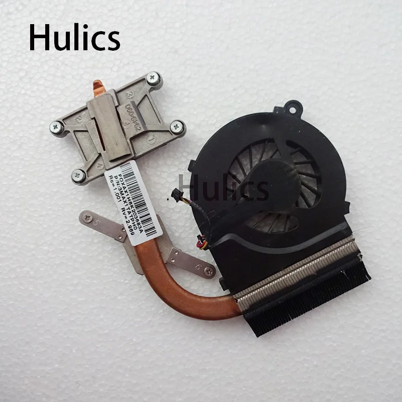 

Hulics Original for HP CQ42 CQ62 G42 G62 INT CPU cooling heatsink with fan 595833-001 617646-001 597786-001 603847-001