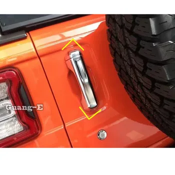 

Car Cover Detector Sticks Frame Lamp Trim ABS/Carbon Fiber Door Handle Armrest 8pcs For Jeep Wrangler JL 2018 2019 2020