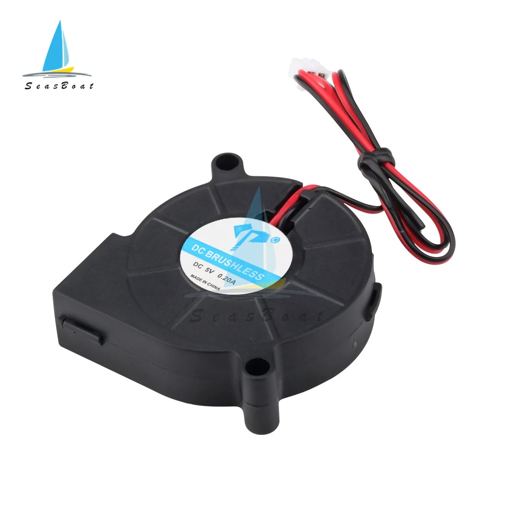 Dc fan 5015 Brushless turbo DC fan 5V 12V 24V Cooler blower Silent oil-containing micro centrifugal fan For 3D printer accessories