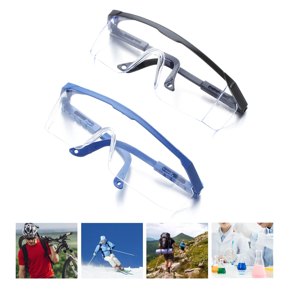 

3PCS Safety Goggles Unisex Protective Equipment GlassesAnti-splash Impact Resistant Dust-Proof Polished welding Safety glasses