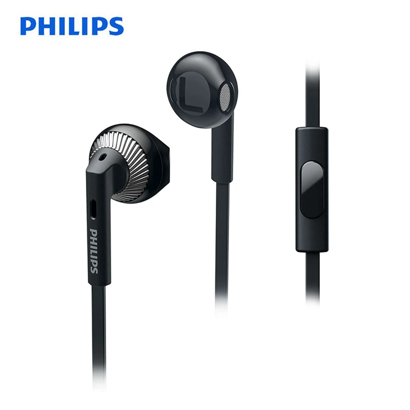 Philips проводные наушники SHE3205 с разъемом 3 5 мм микрофон в ухо для Loptap Ipad MP4 смартфона