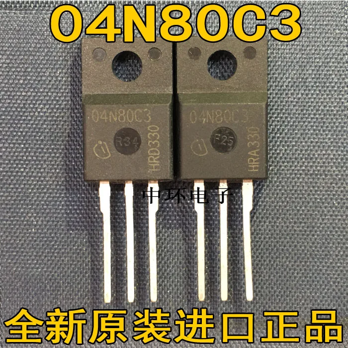 10 шт./лот SPA04N80C3 800V 4A TO220F 04N80C3