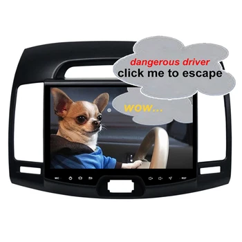 

Car Android 9.0 Player for Hyundai Elantra 2008 2010 tape recorder 4G Lte sim card Bluetooth GPS Radio Head Unit 2.5D IPS screen