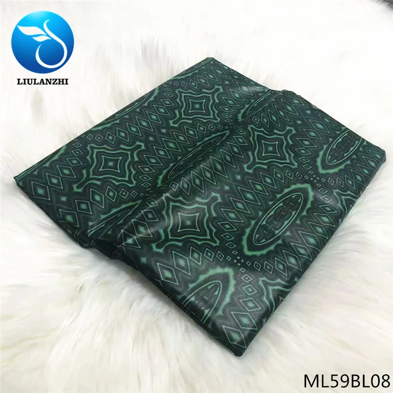ML59BL08 LIULANZHI парча riche для платья дешевле кружевной Материал африканский Базен ткань riche getzner ткань 5 ярдов/партия ML59BL01-20 - Цвет: ML59BL08