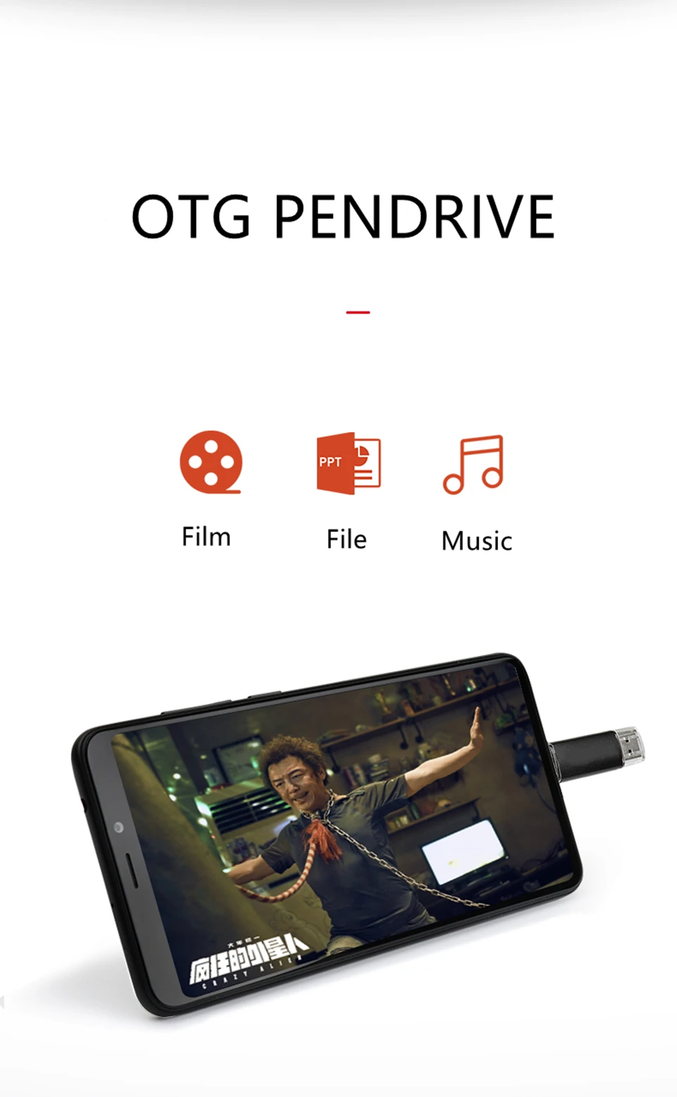 2 в 1 otg usb flash16GB 32GB 64GB usb флэш-накопитель для телефона memory stick Флешка для Android micro интерфейс usb флэш-накопитель