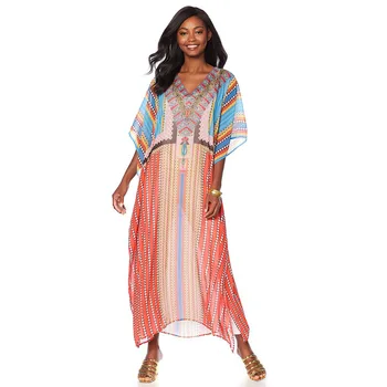 

Oversize Beach Cover up Chiffon Dress for Beach Swimsuit Cover up Robe Plage Sarong Beach Tunic Swimwear