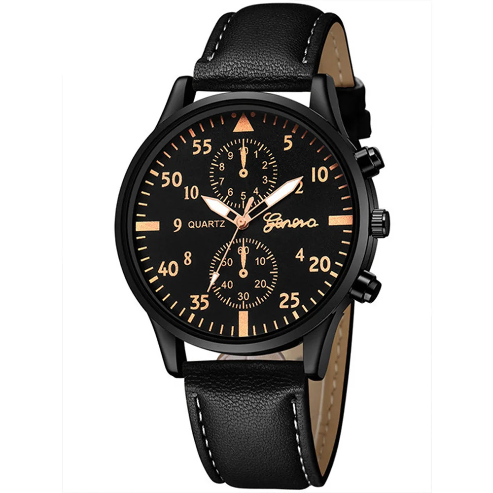 

Hot Sales-Style Top Grade Large Dial Belt Watch Quartz Watch Students Watch